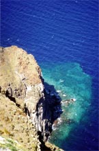 View from Remezzo Villas towards the point of Skaros, june 2002